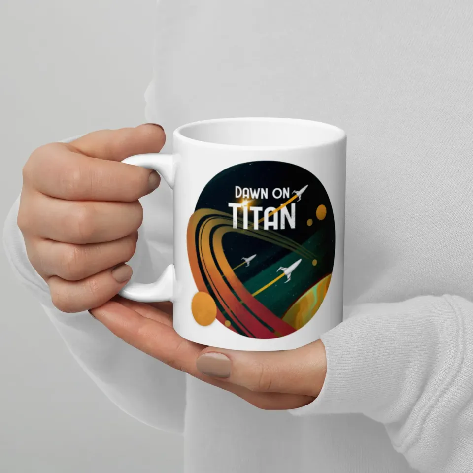 ION Dawn on Titan mug café céramique 33 cl