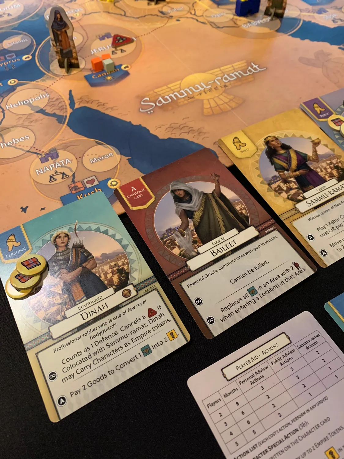 ION Game Design Sammu-ramat jeu de société coopératif