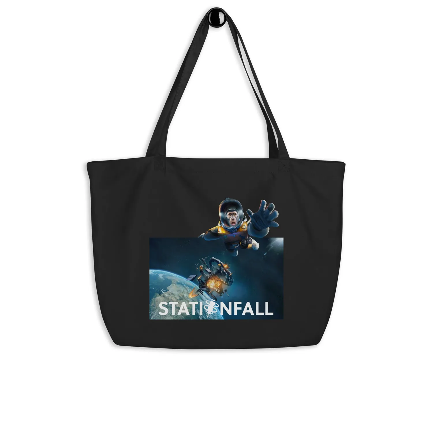 ION Game Design Stationfall tote bag large coton bio 23 L