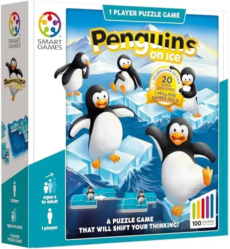 Flip Flap Du coq à l'âne SMART Penguins on ice jeu de société