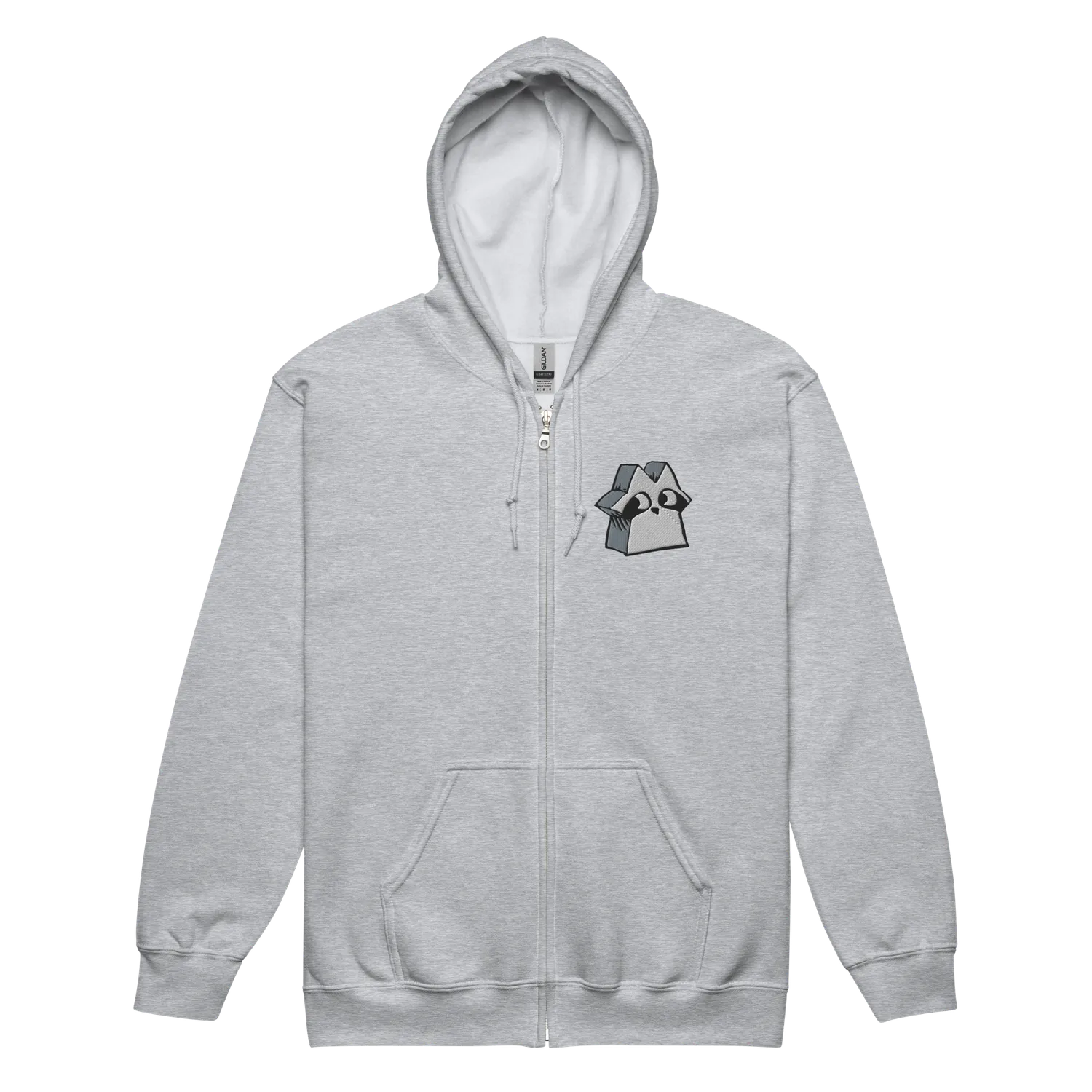 Leder Games Root Vagabond Raton hoodie zippé gris