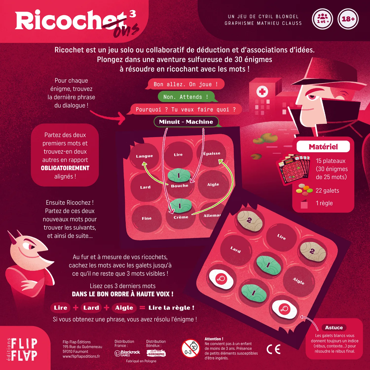 Ricochet 3 Quand Satan brouille l'écoute jeu énigmes +18