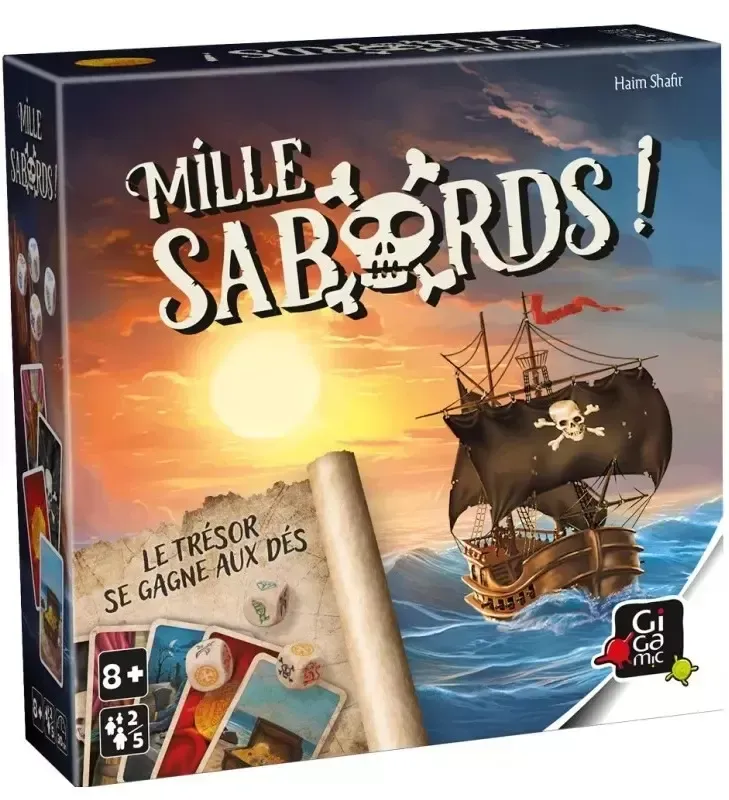 Flip Flap Du coq à l’âne Mille sabords jeu de dés pirates