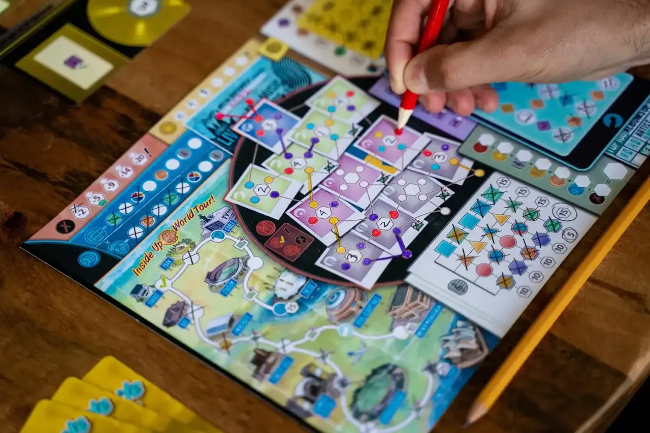 Inside Up Games Draft & Write Records jeu société
