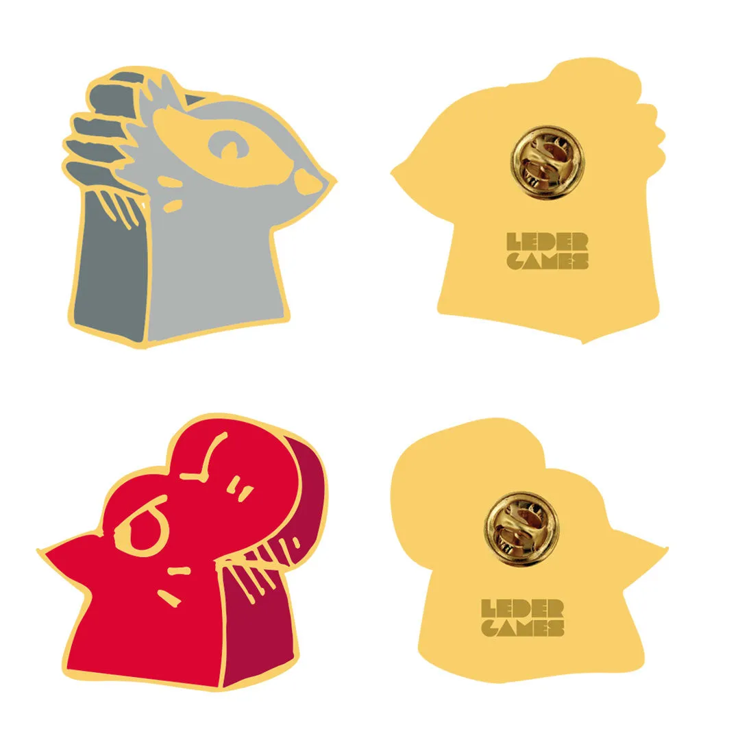 Leder Games Root Marauder pin’s set 2 émail dur