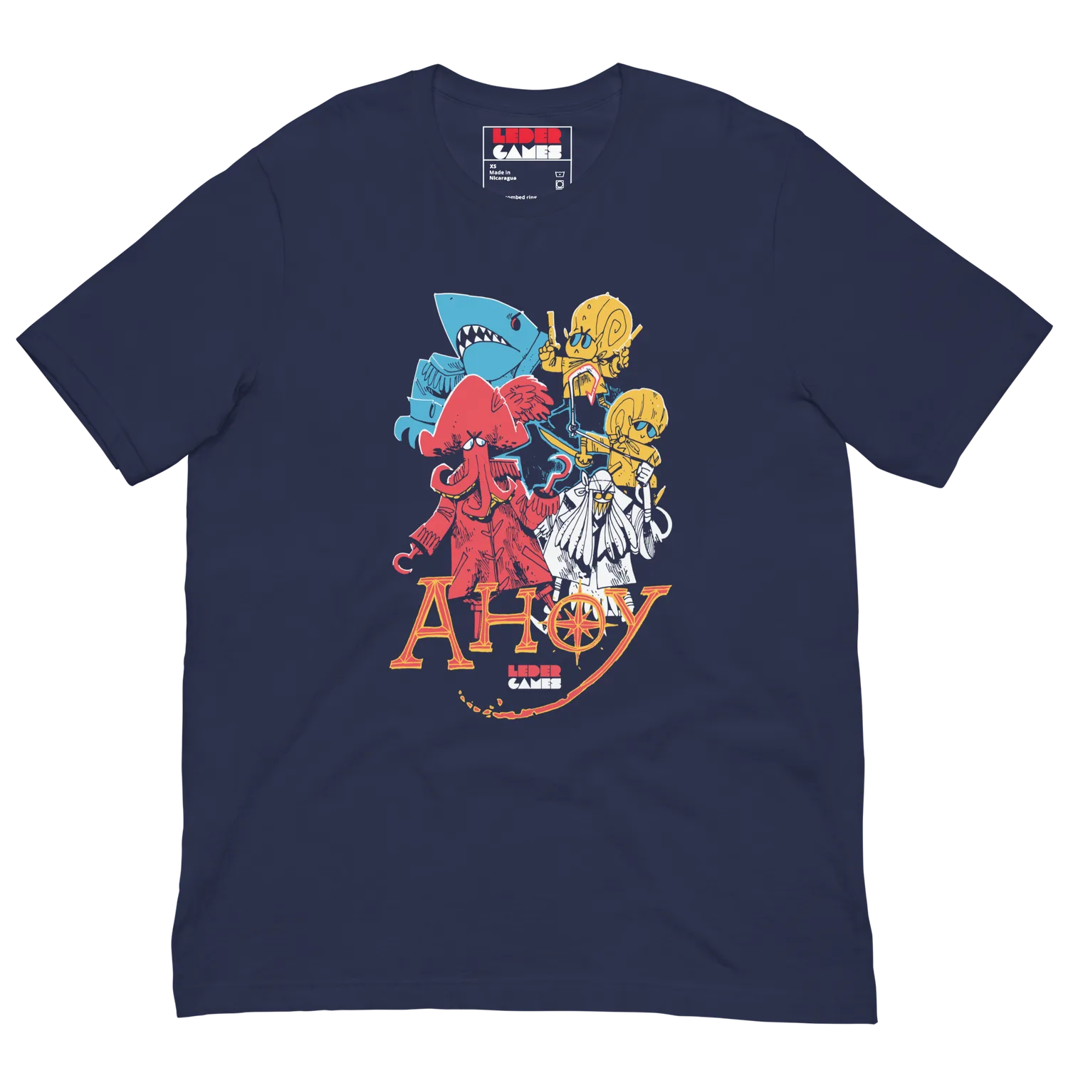 Leder Games Ahoy t-shirt coton unisexe visuel exclusif