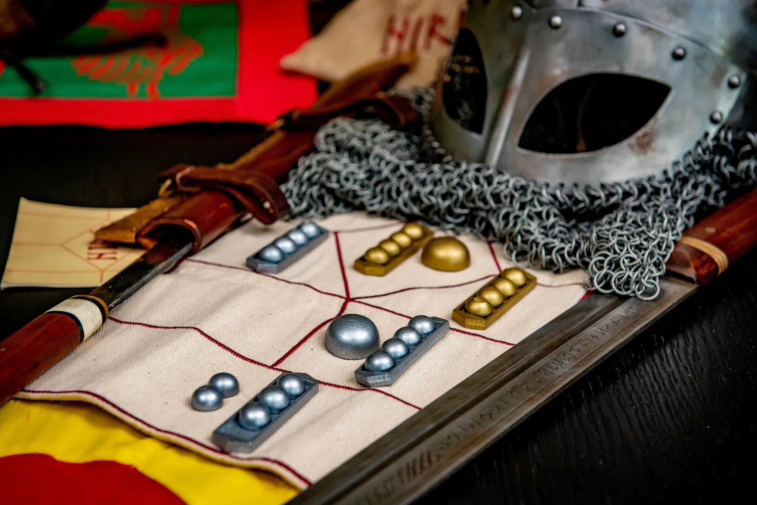 ION Game Design Hirth jeu de plateau duel viking 2 joueurs
