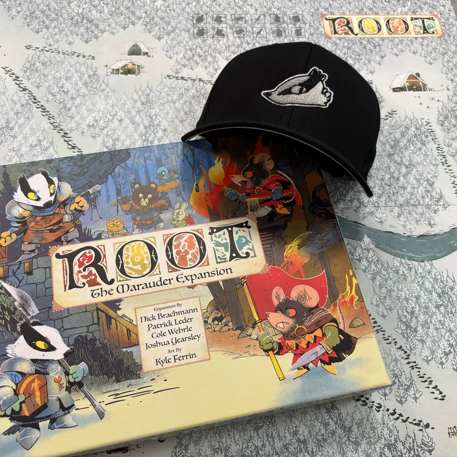 Leder Games Root Keepers in Iron casquette S/M