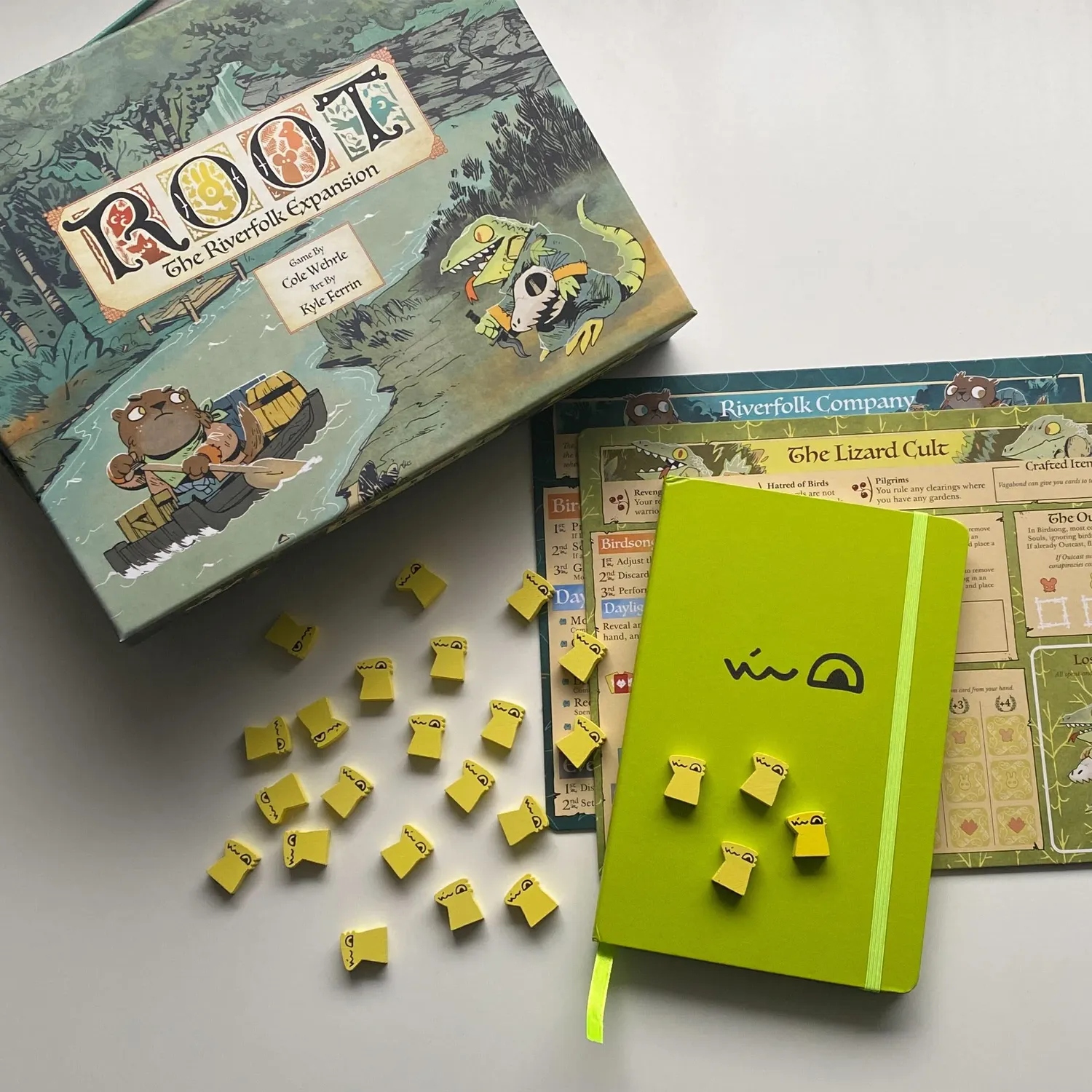 Leder Games Root Lizard Cult carnet ligné rigide