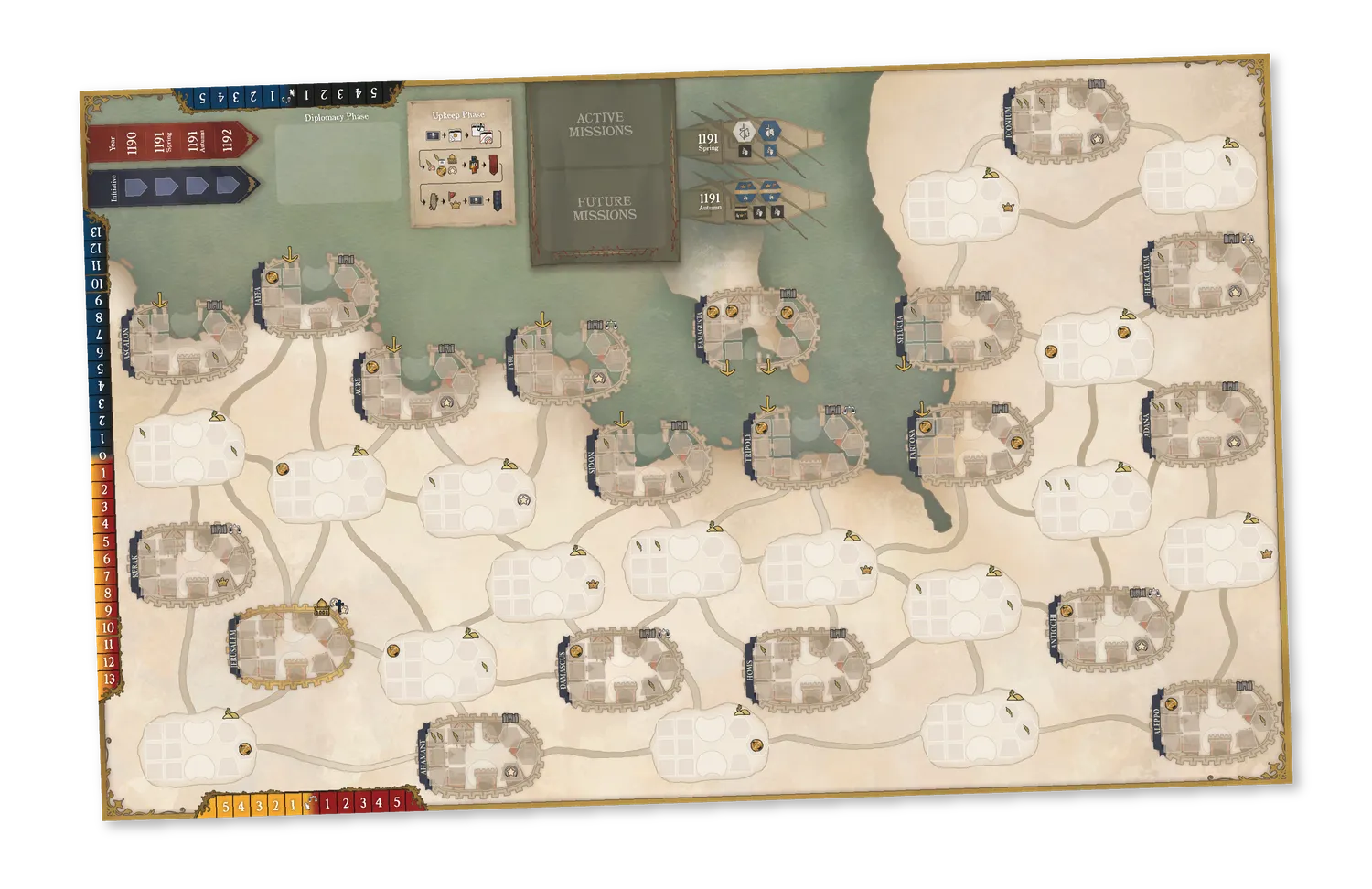 ION Third Crusade jeu de société historique croisades