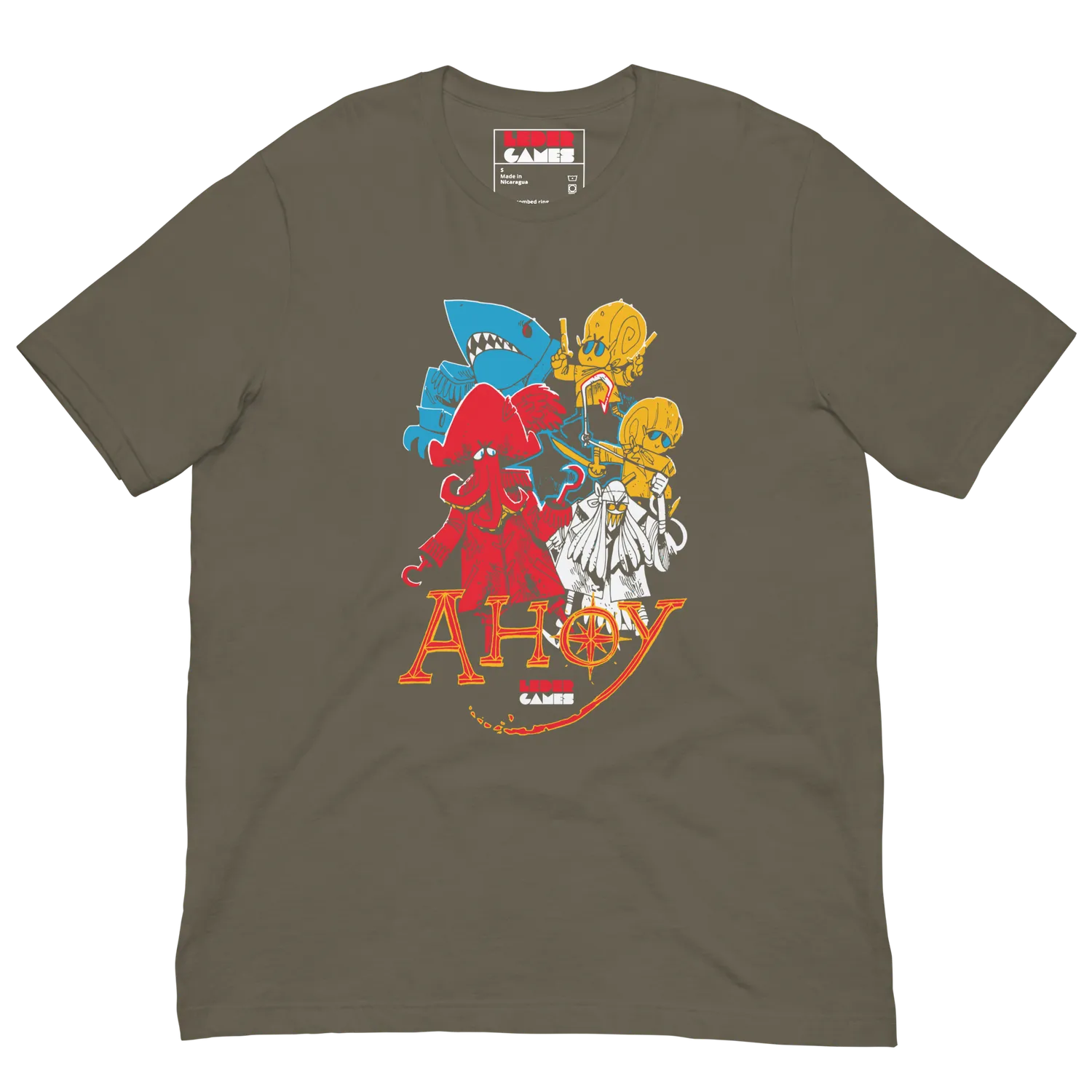 Leder Games Ahoy t-shirt coton unisexe visuel exclusif