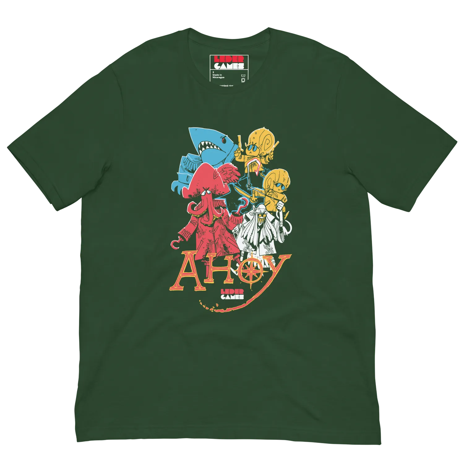 Leder Games Ahoy t-shirt coton unisexe visuel exclusif
