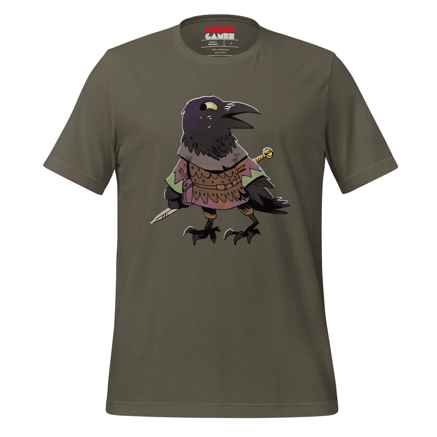 Leder Games Root Corvid Conspiracy t-shirt noir léger