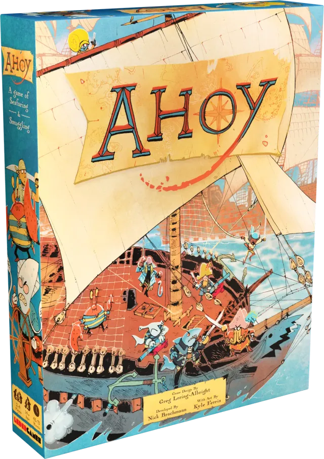 Leder Games Ahoy jeu de société pirates 2-4 joueurs