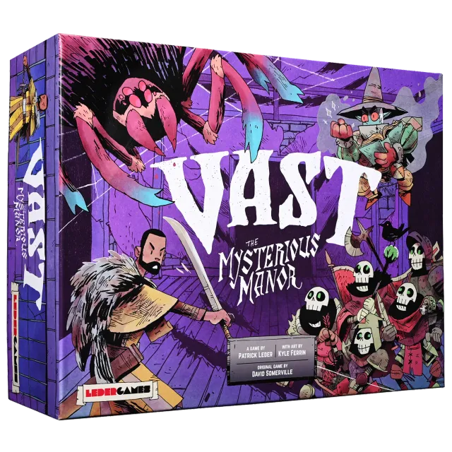 Leder Games Vast Mysterious Manor jeu de base manoir asymétrique