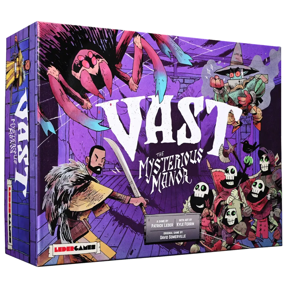 Leder Games Vast Mysterious Manor jeu de base manoir asymétrique