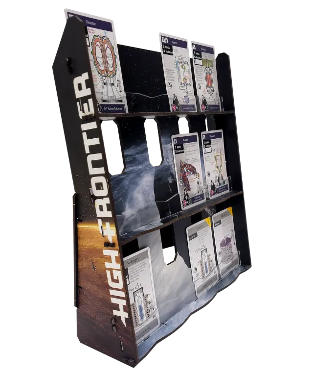 ION Game Design High Frontier 4 All E-Raptor presentoir brevets