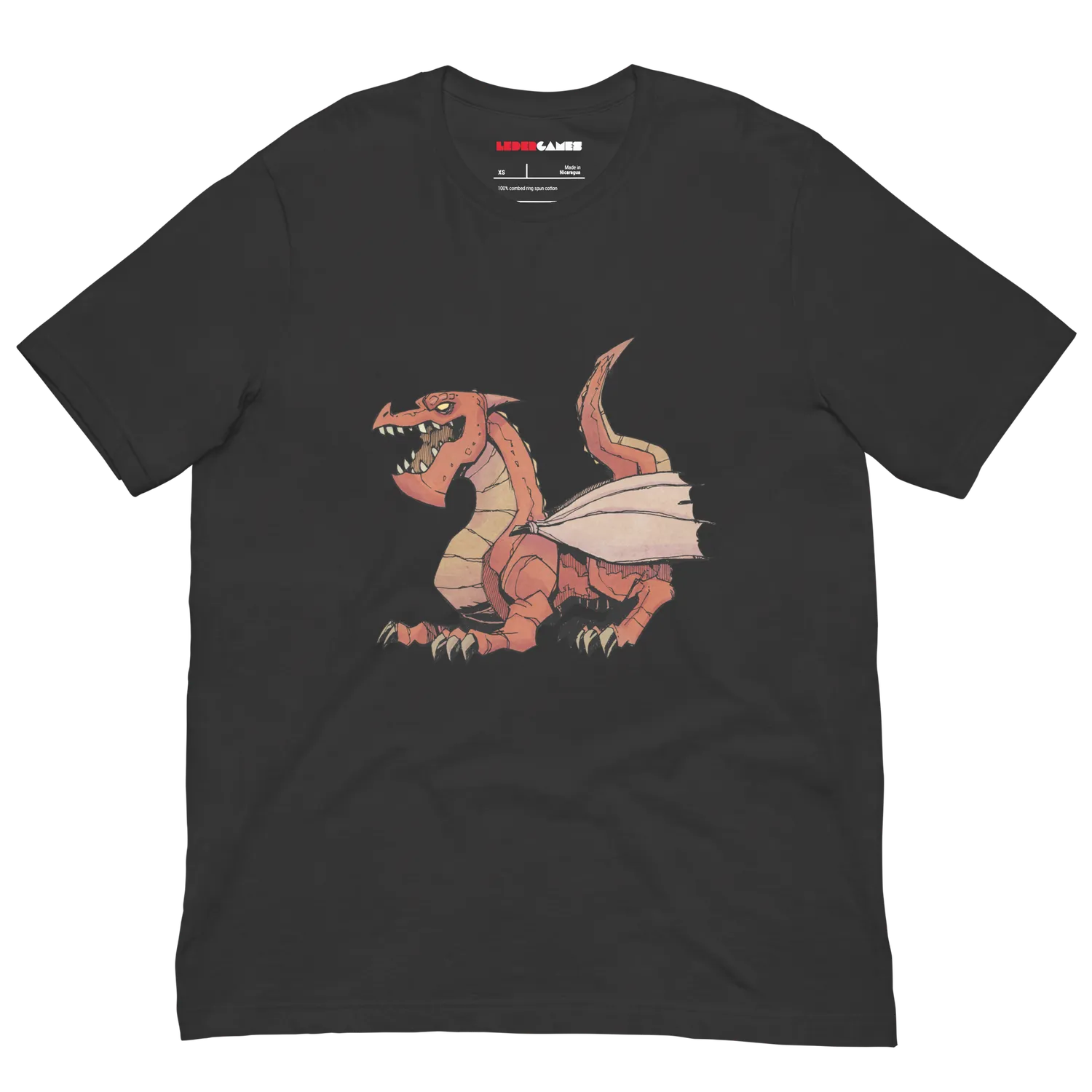 Leder Games Vast Dragon t-shirt coton Oxblood Black