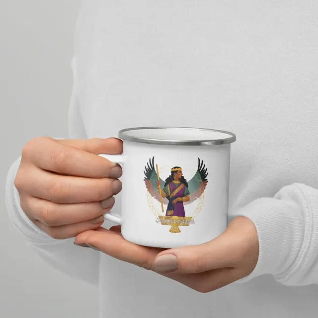 ION Game Design Sammu-Ramat Mug émaillé bord argenté 350 ml