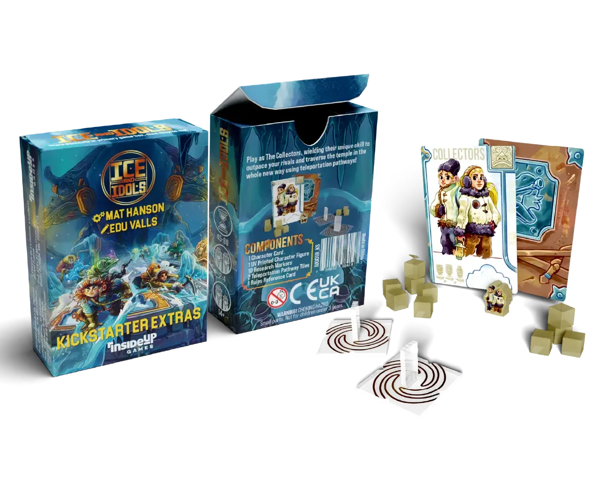 Inside Up Games Ice and Idols extras Kickstarter jeu