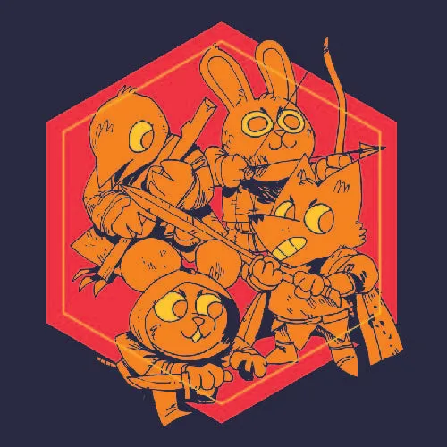 Leder Games Root Woodland Alliance t-shirt bleu marine