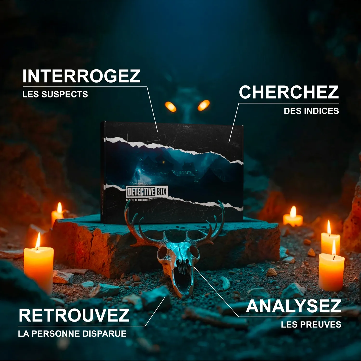 Detective Box Pack 3 enquêtes jeu enquête 3 aventures