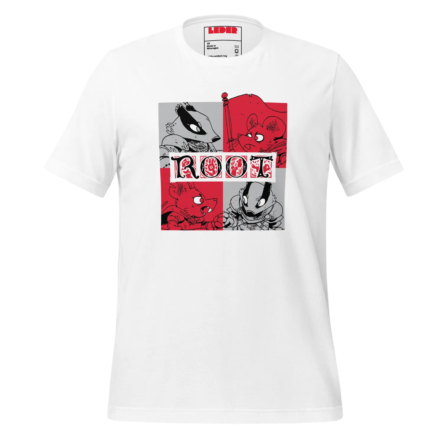 Leder Games Root Marauder Factions t-shirt noir M