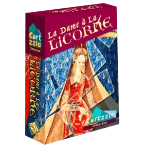 Flip Flap Cartzzle La Dame à la licorne puzzle cartes solo