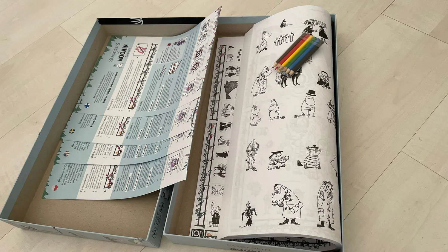 ION Game Design Stegegets Moomin jeu de société famille