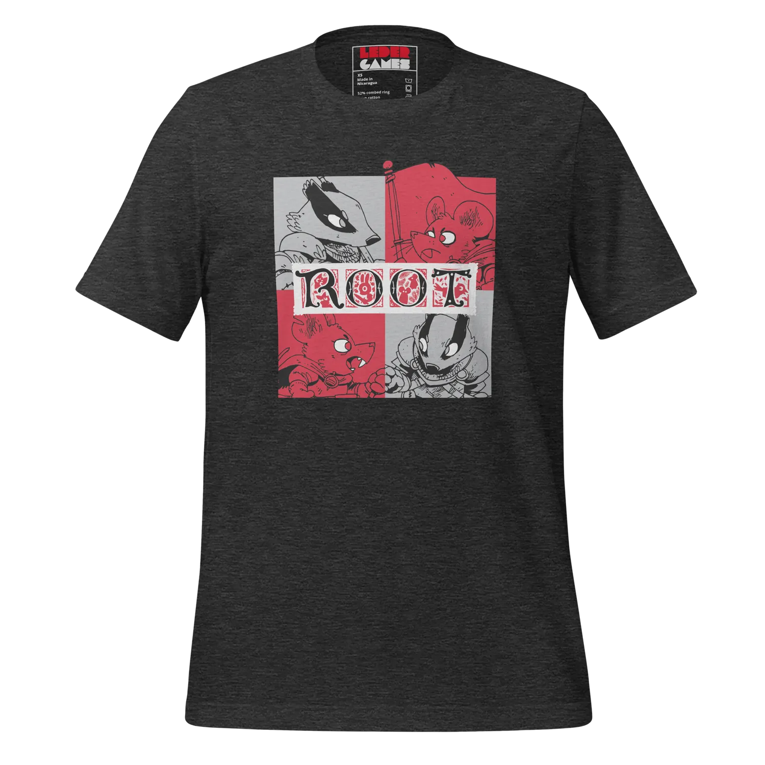 Leder Games Root Marauder Factions t-shirt noir M
