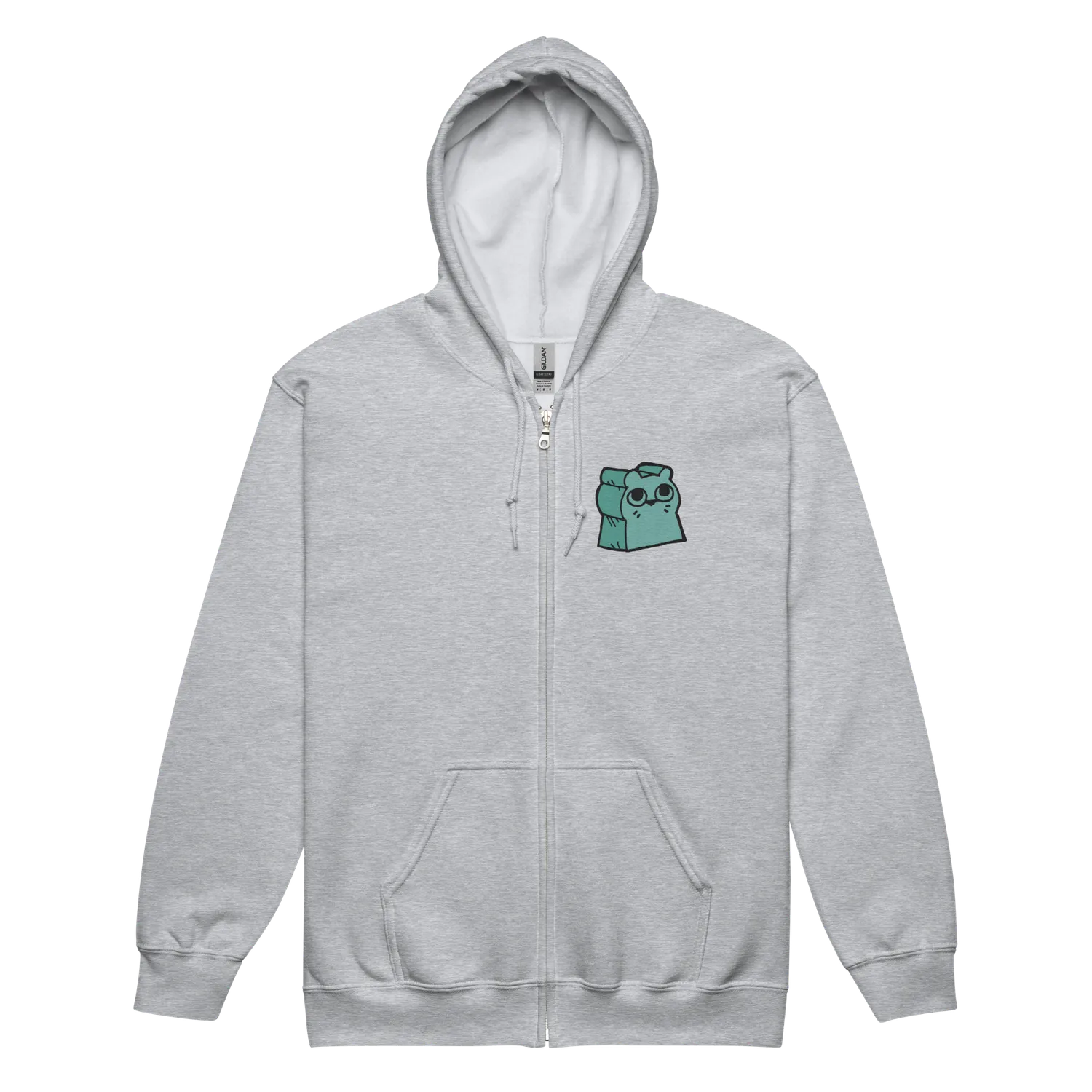 Leder Games Root Riverfolk sweat zippé noir brodé coton