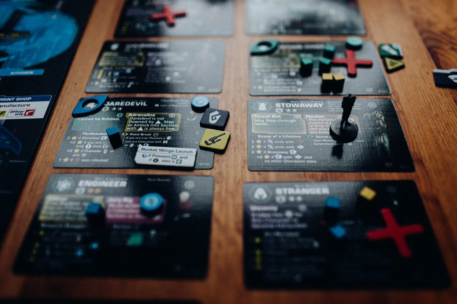 ION Game Design Stationfall jeu de société spatial coopératif