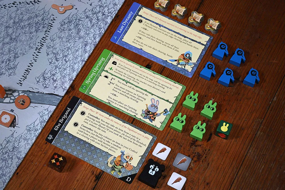Leder Games Root Marauder extension jeu 2 factions + mercenaires