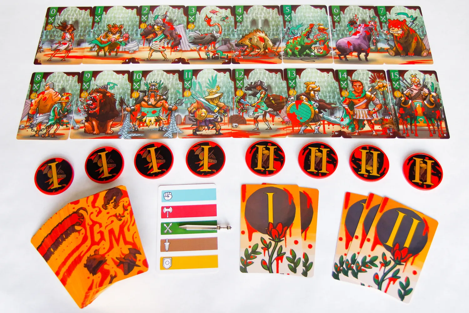 Inside Up Games Gorus Maximus Premium jeu cartes gladiateurs