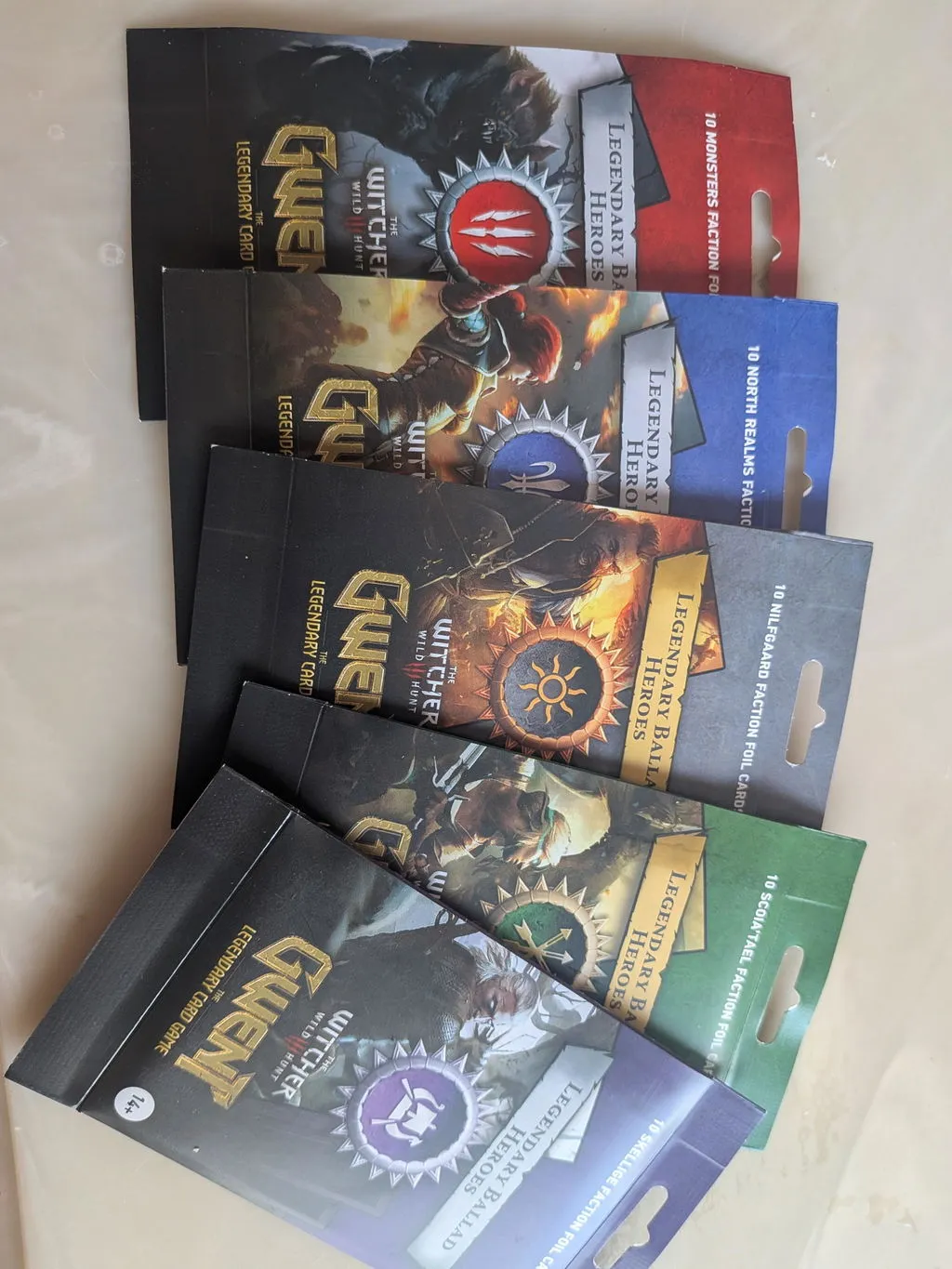 No Loading Games Gwent Legendary Ballad Skellige cartes foil x10