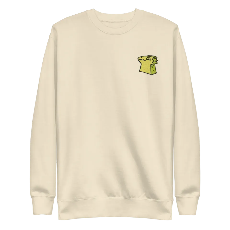 Leder Games Root Lizard Cult Meeple sweat bleu marine S brodé
