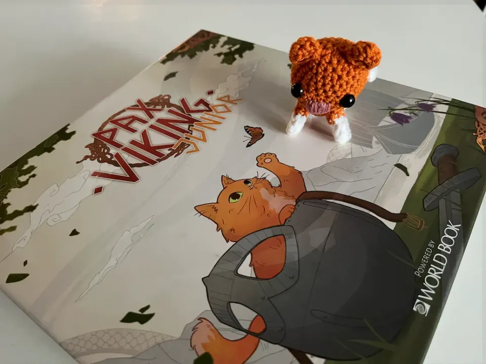 ION Game Design Pax Viking Junior peluche chat forêt norvégienne