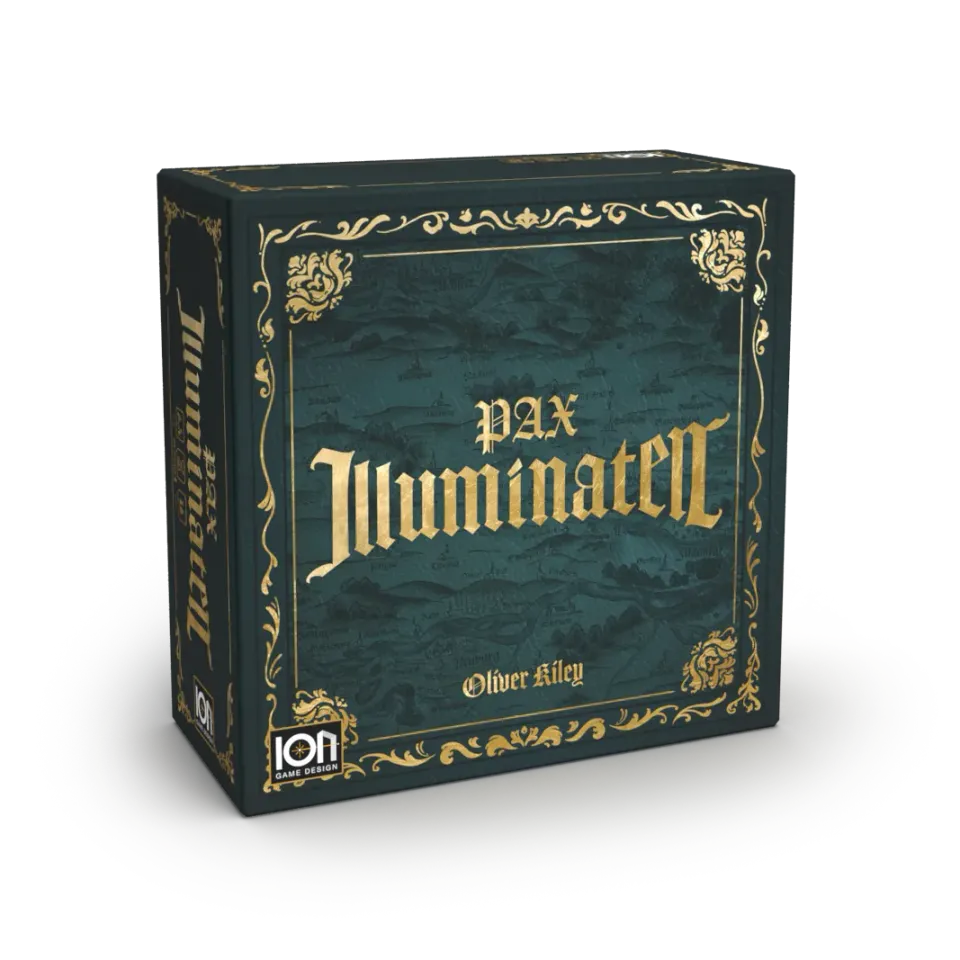ION Game Design Pax Illuminaten jeu de société retail Bavière