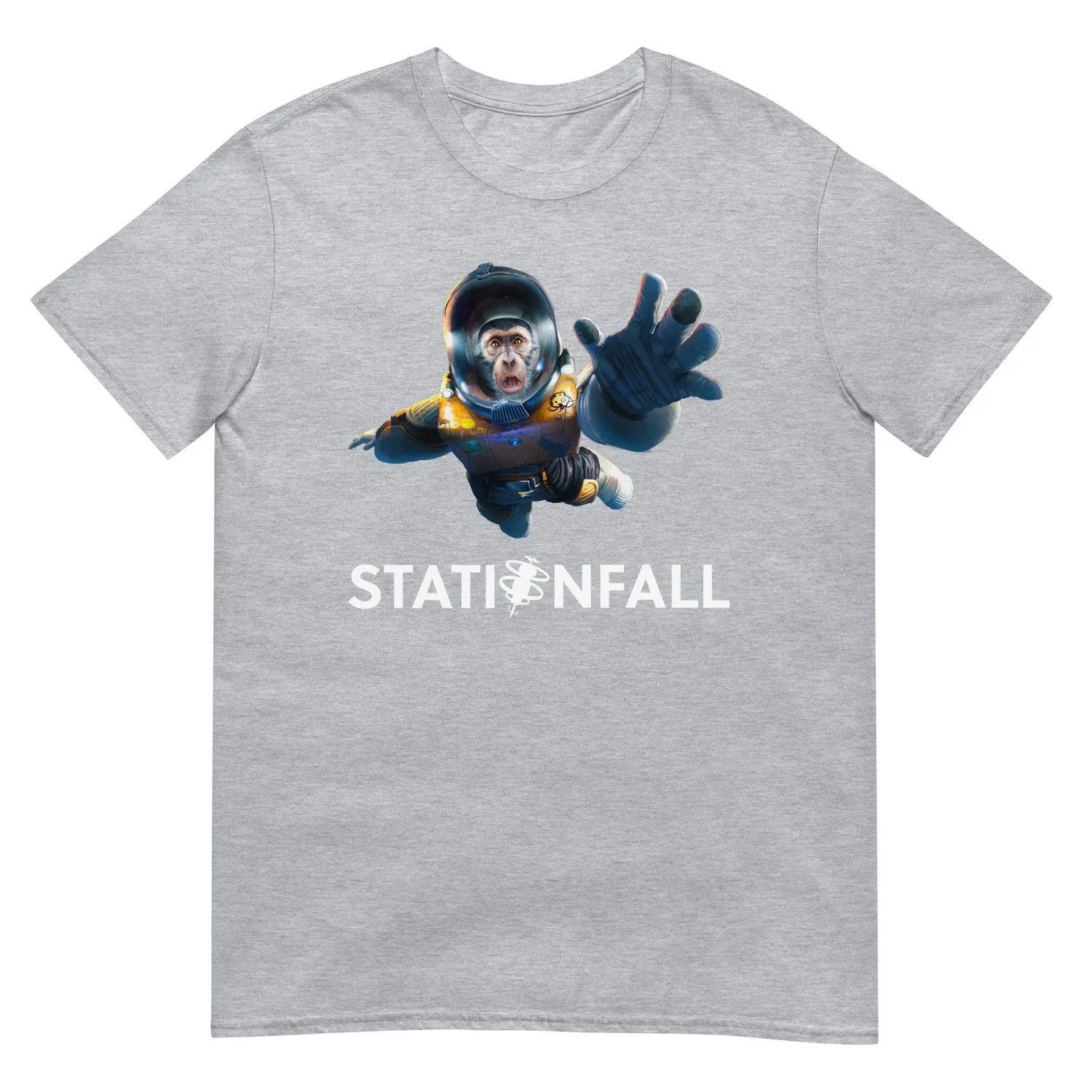 ION Game Design Stationfall Space Chimp t-shirt coton