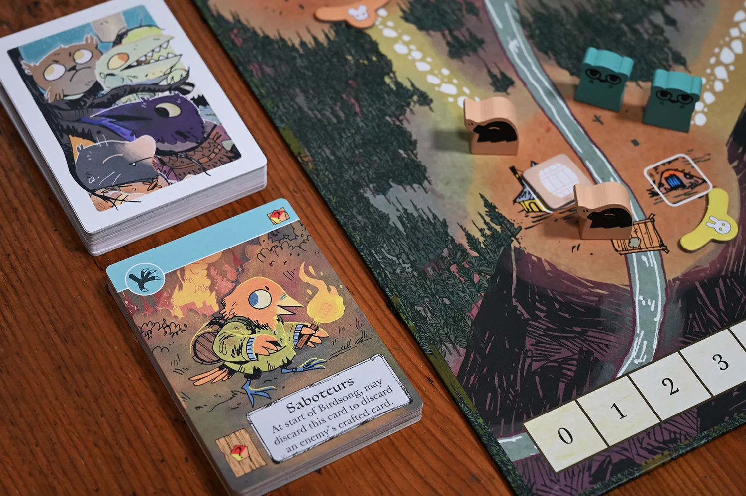 Leder Games Root Exiles Partisans deck 54 cartes