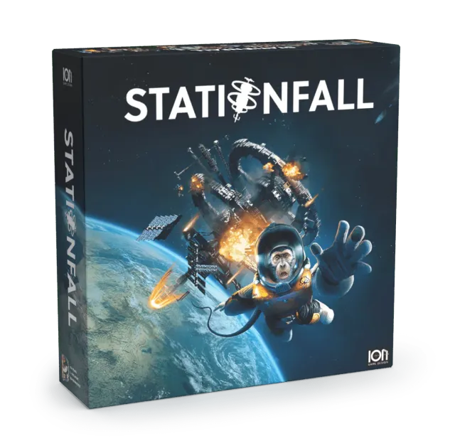 ION Game Design Stationfall jeu de société spatial coopératif