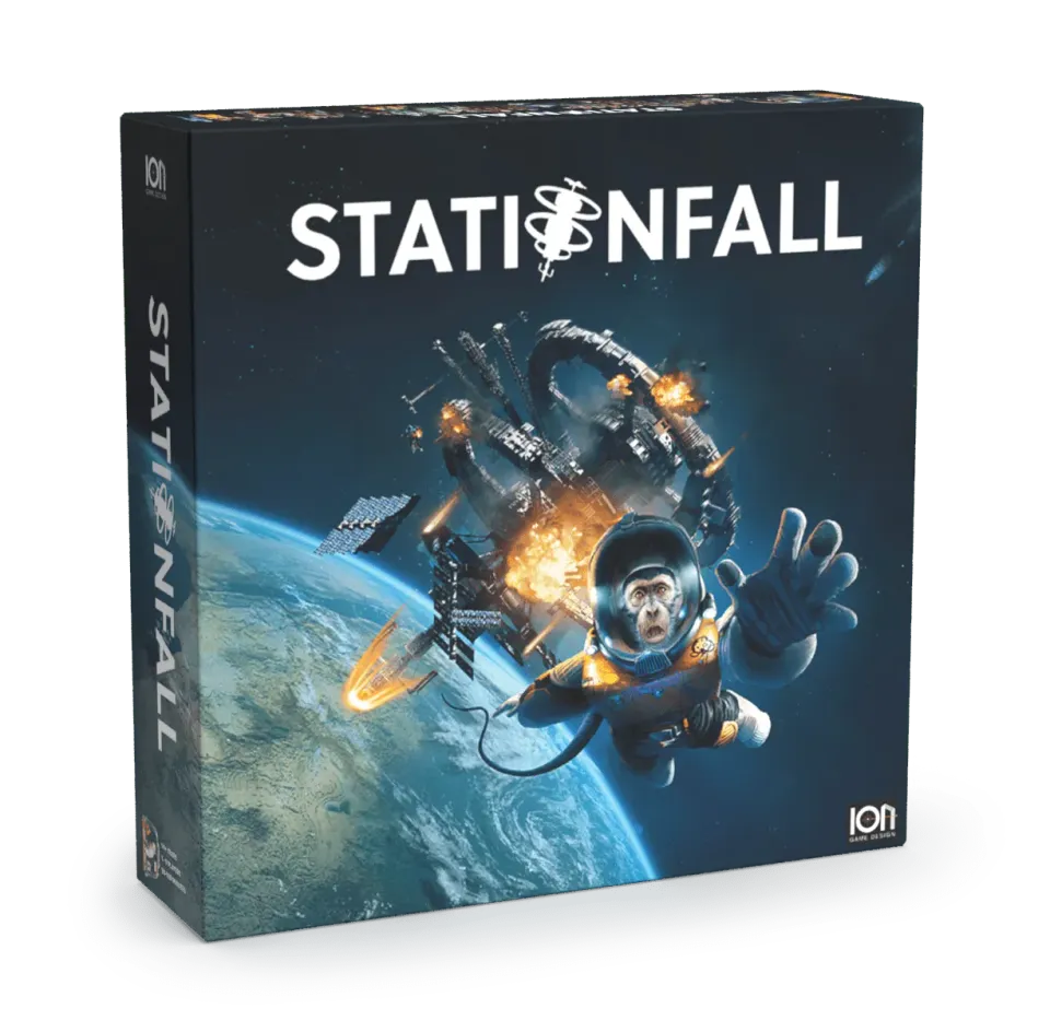 ION Game Design Stationfall jeu de société spatial coopératif
