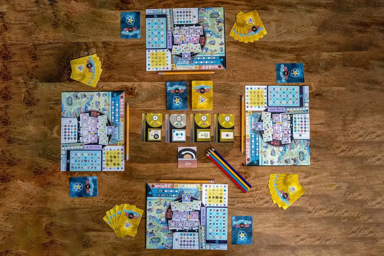 Inside Up Games Draft & Write Records jeu société
