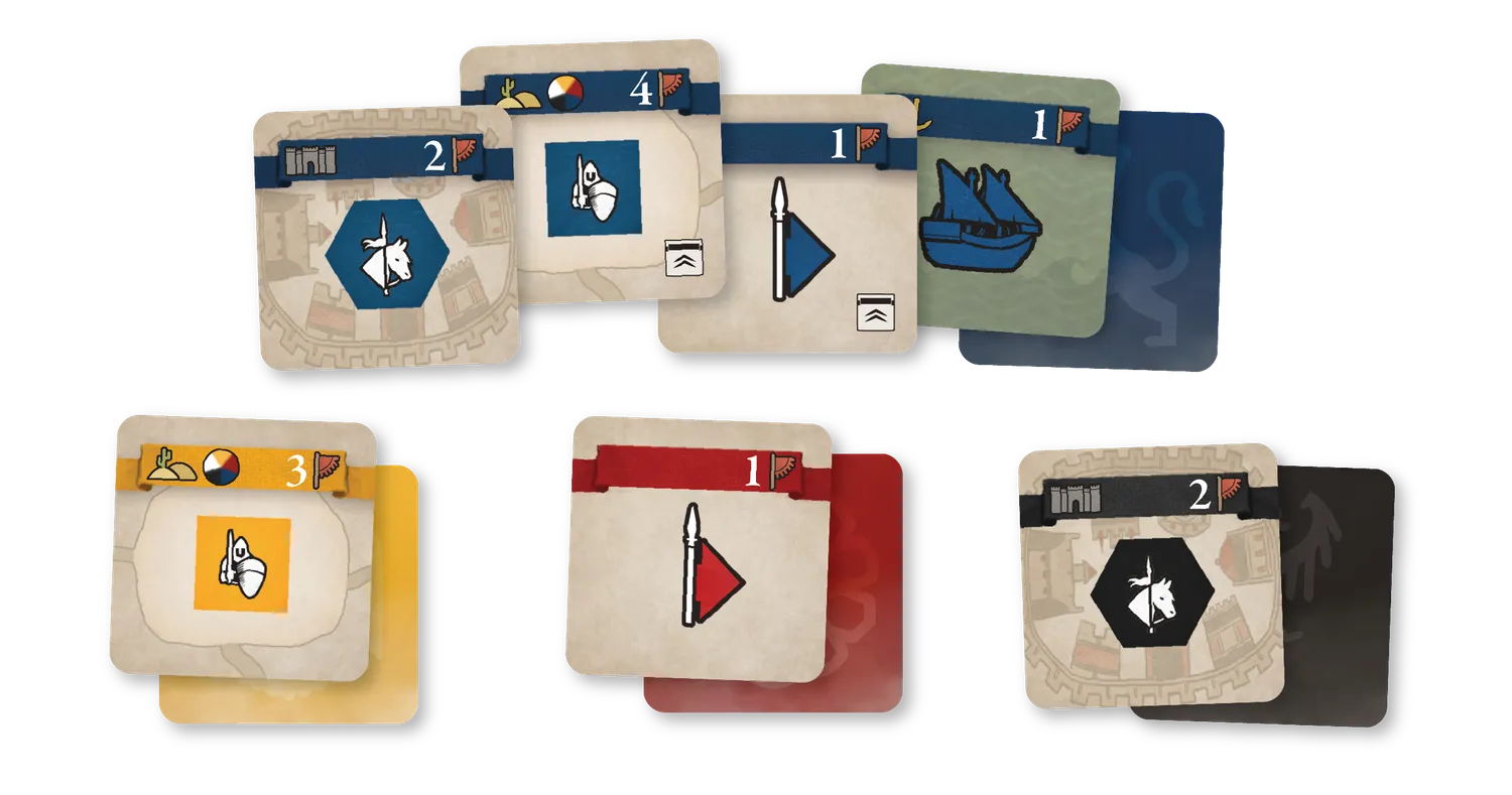 ION Game Design Third Crusade jeu de société croisades