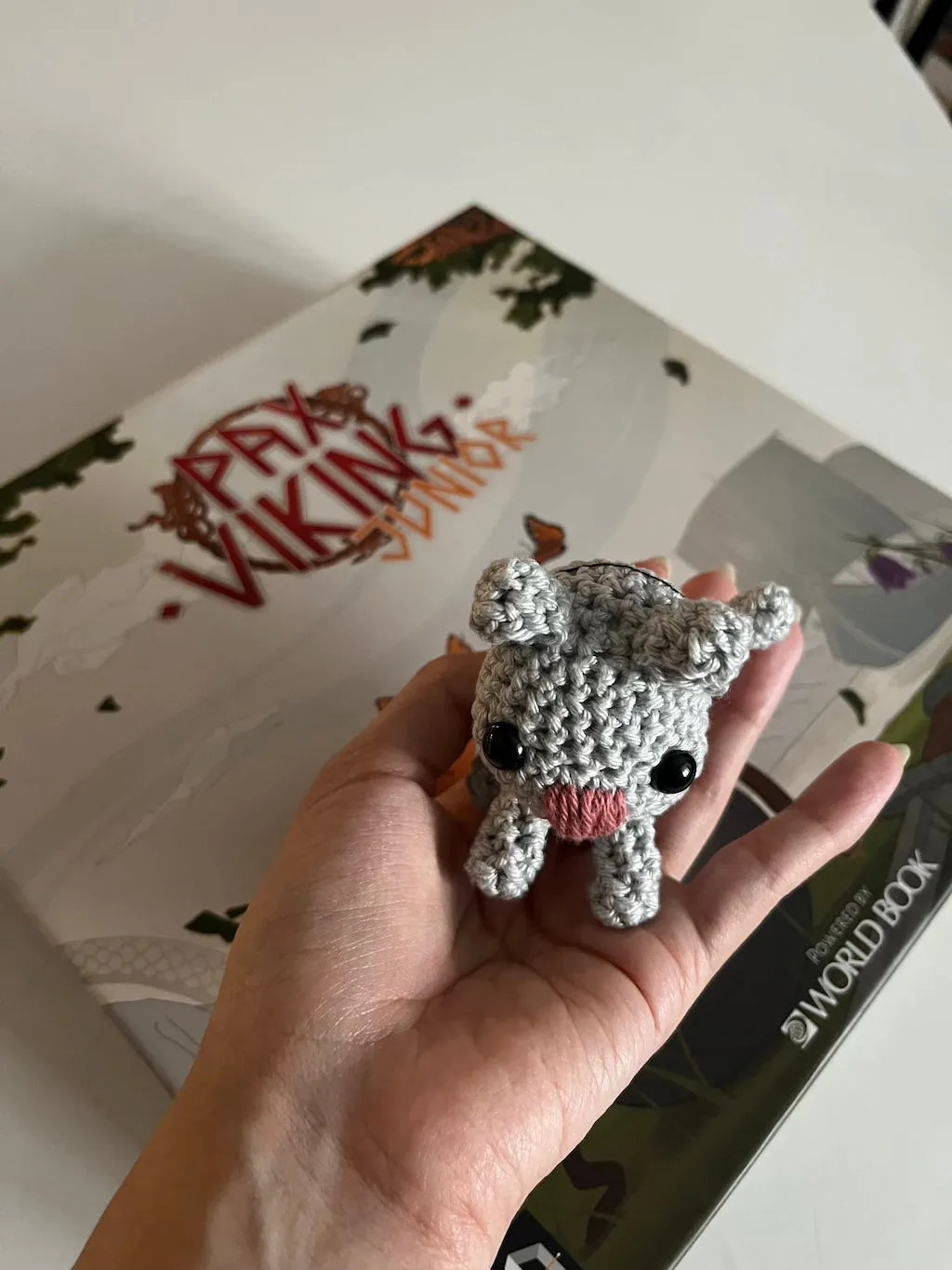 ION Game Design Pax Viking Junior peluche chat fait main