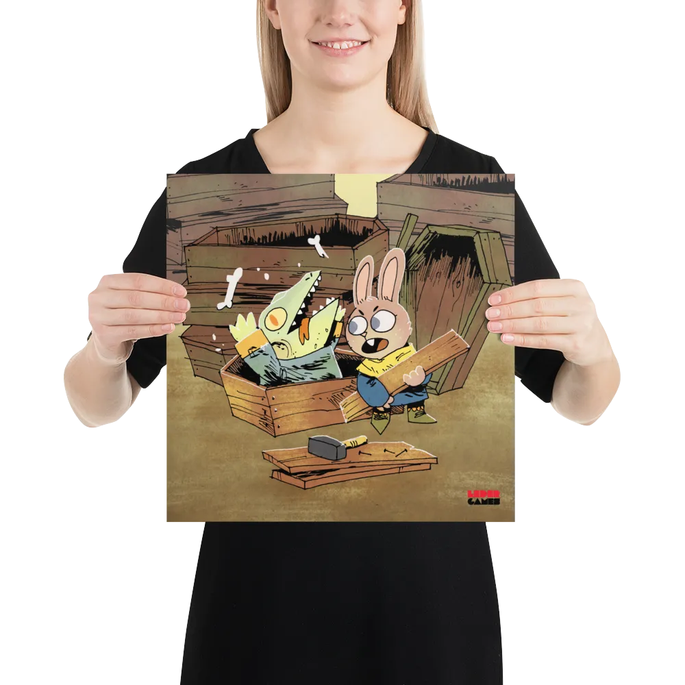 Leder Games Root Coffin Makers affiche 10x10 collection