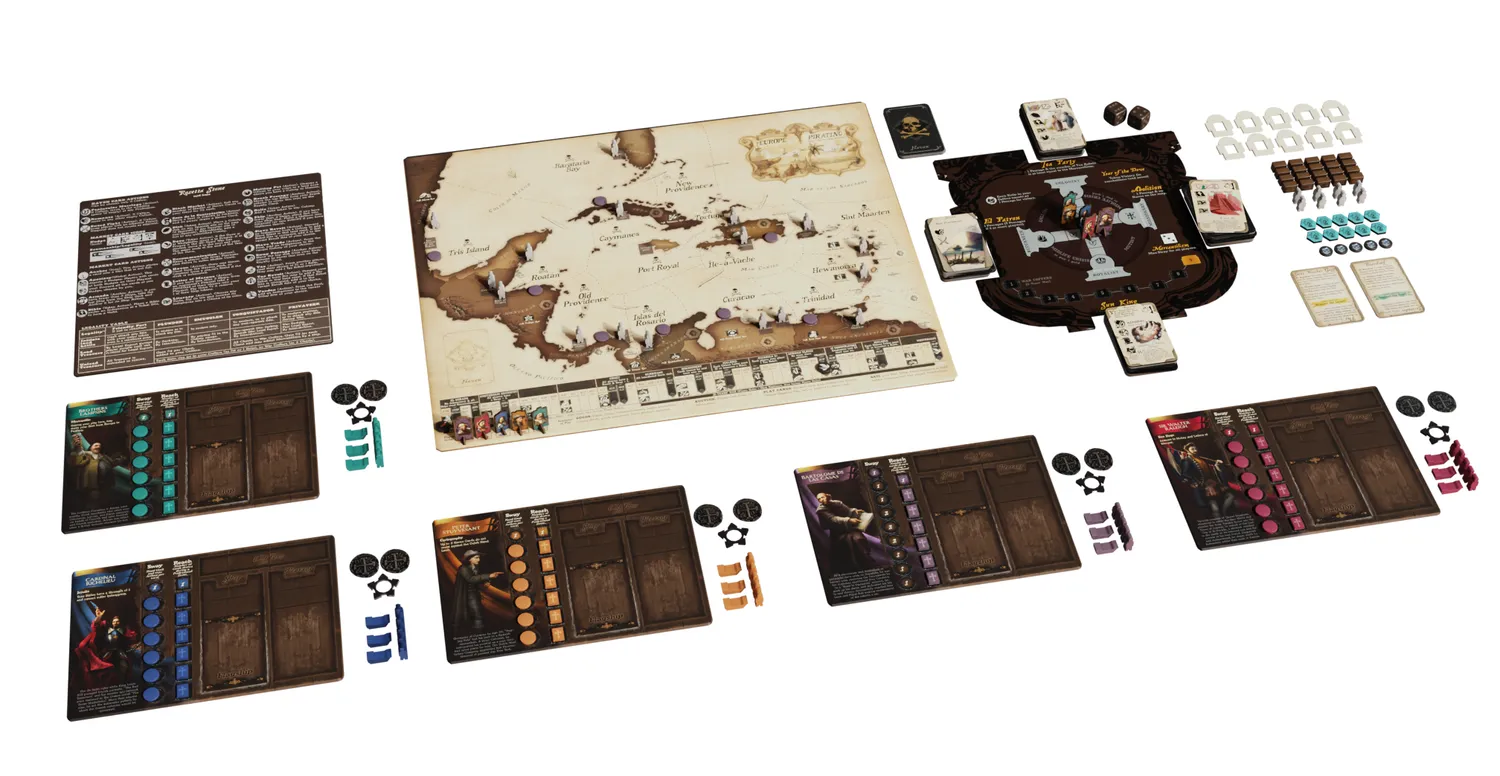 ION Game Design Pax Hispanica jeu de société pirates World Book
