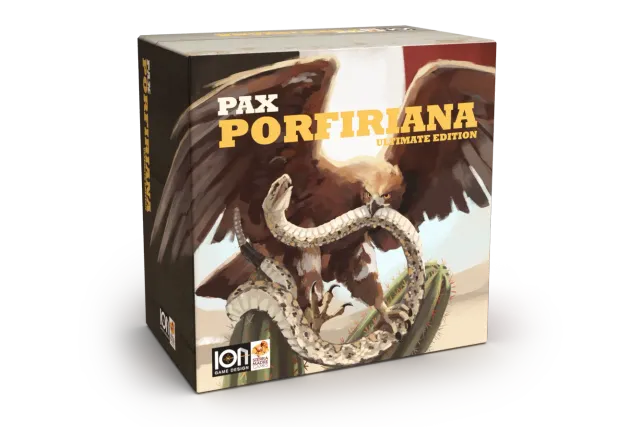 ION Game Design Pax Porfiriana jeu de société retail Mexique