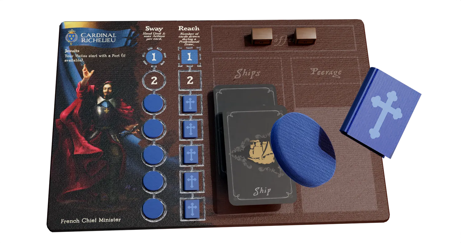 ION Game Design Pax Hispanica jeu de société pirates World Book