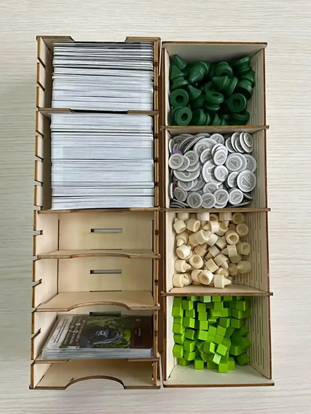 Inside Up Games Earth insert bois rangement boîte